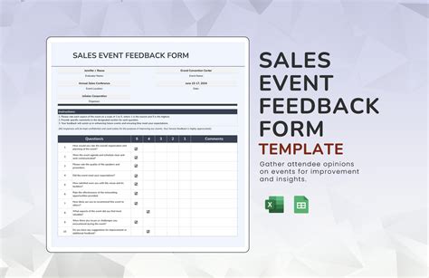 FREE 9+ Sample Event Feedback Forms in PDF MS Word Excel