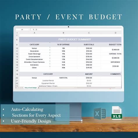 Event Budgeting Excel Template Excel Template Event Budgeting