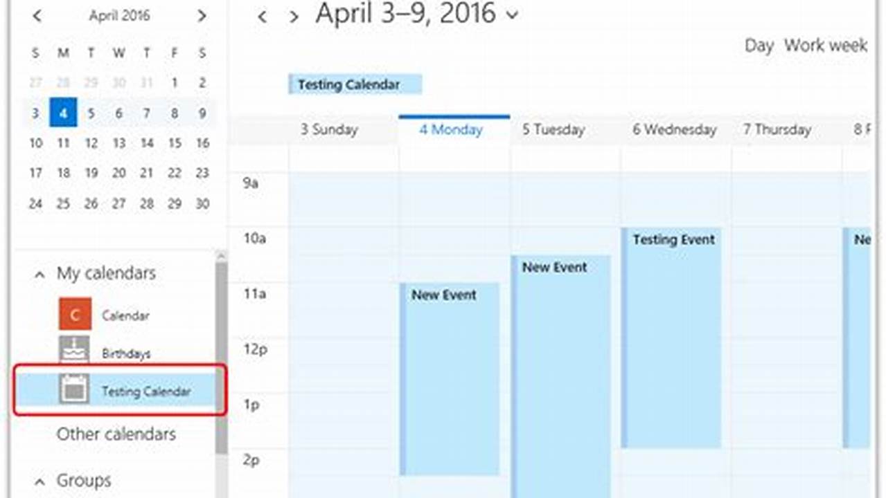 Exchange Api Calendar