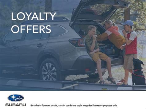 Exclusive Programs and Special Subaru Offers