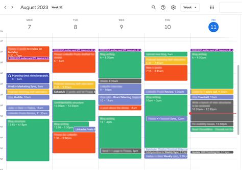 Executive Calendar Management