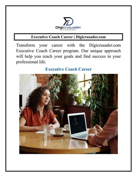 Executive Coach Career
