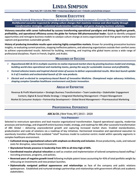 Executive Resume Services