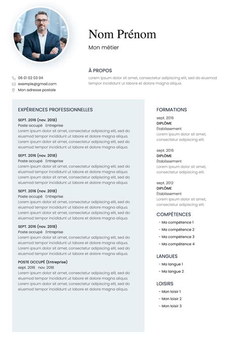 Exemplaire Dun Cv