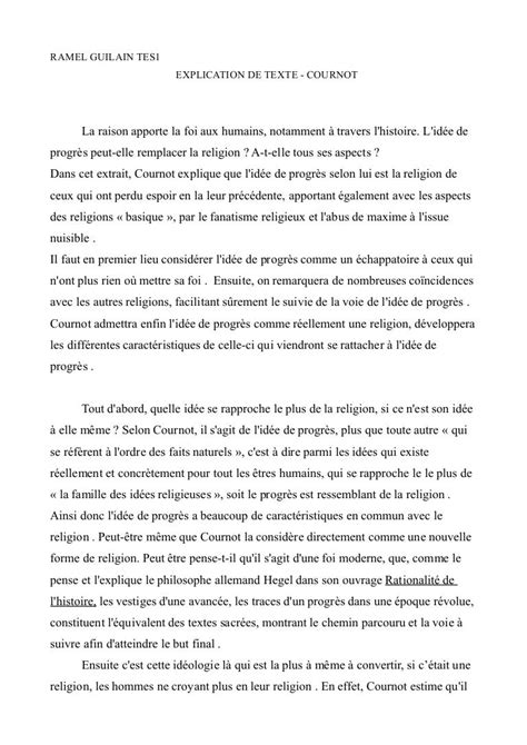 Exemple D'introduction D'explication De Texte En Philosophie