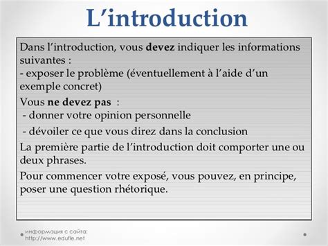 Bienvenue À Votre Exemple D Introduction D Un Exposé