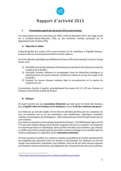 Exemple D'un Rapport D'activité : Comprendre La Pertinence De Cette Pratique