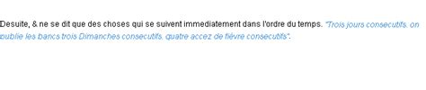 Exemples d'Utilisation du Mot Consecutif