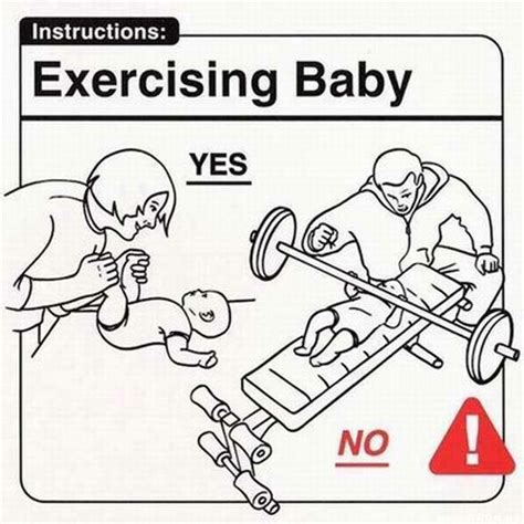 Exercising Baby Meme