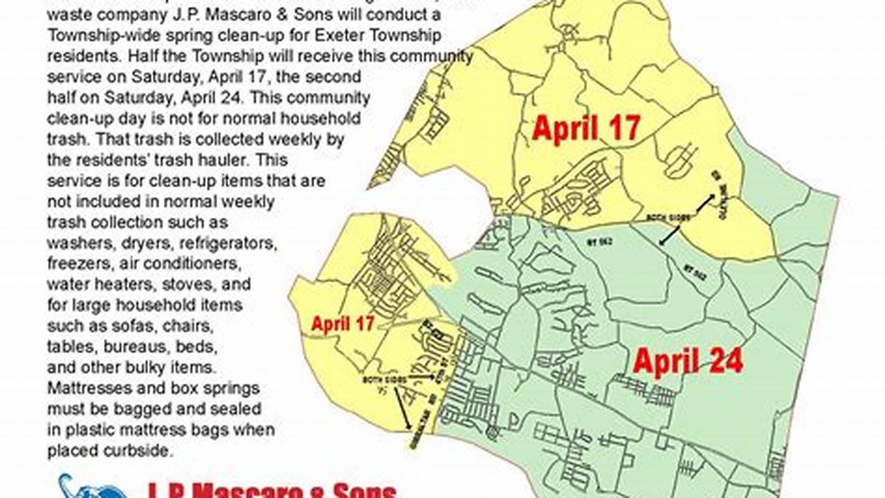 Exeter Township Spring Cleanup 2024