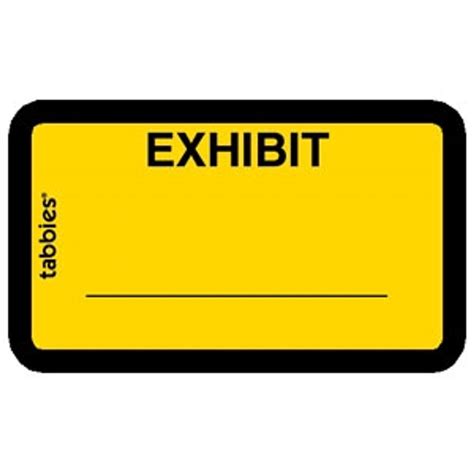 Exhibit Stickers