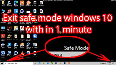Exiting Safe Mode Image