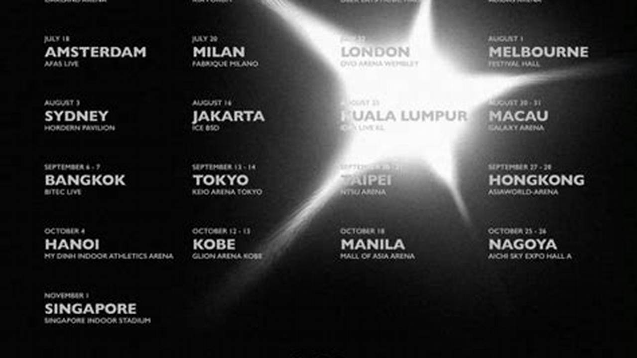 Exo Concert Schedule 2025