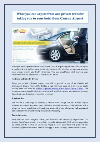 Expect Private Transfer