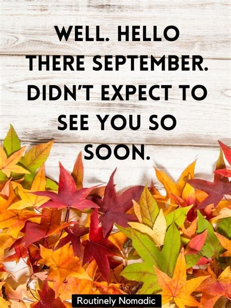 Expect it in September