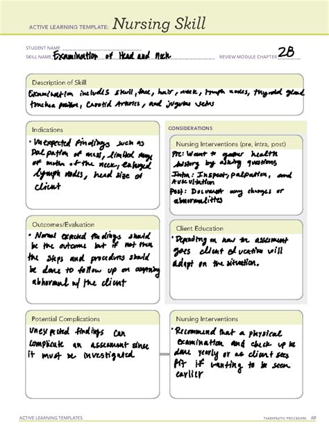 Expected Eye Assessment Findings Ati Template
