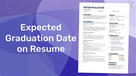 Expected Graduation Date On Resume Sample