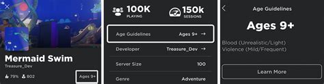Experience Guidelines and Age Recommendations – Roblox Support