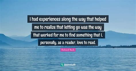 Experiences Along the Way