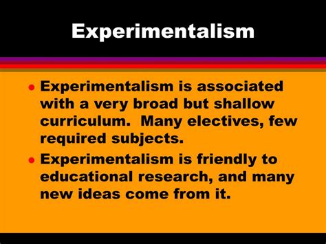 Experimentalism in Education | PPT