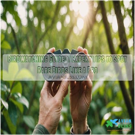 Expert bird watching guide