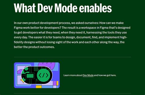 Explaining dev mode