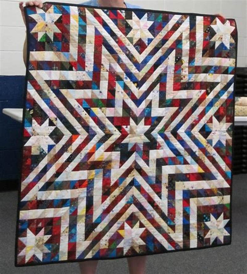 Exploding Star Quilt Pattern