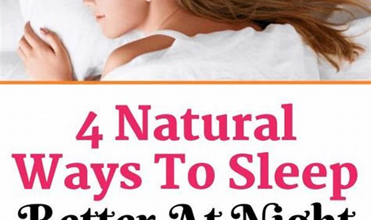 Exploring natural remedies better sleep