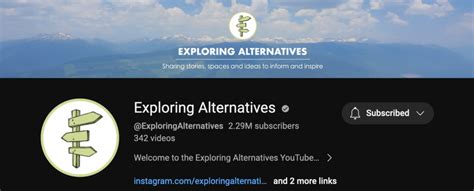 Exploring Alternatives