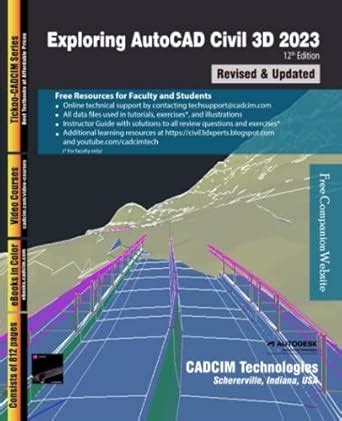 Exploring AutoCAD Civil 3D 2023 12th Edition