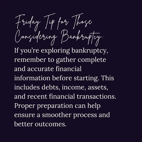 Exploring Bankruptcy: The Final Step