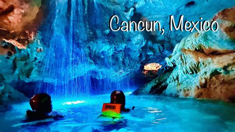 Exploring Cancun Caves