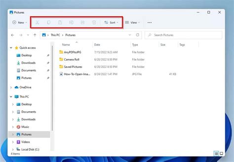 Exploring Categories in File Explorer in Windows 11