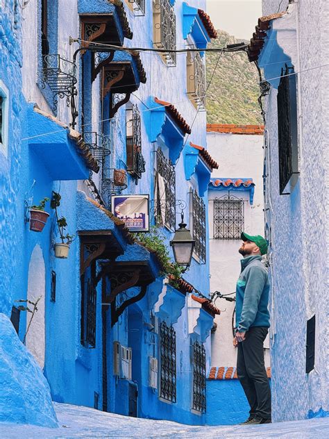 Exploring Chefchaouen streets