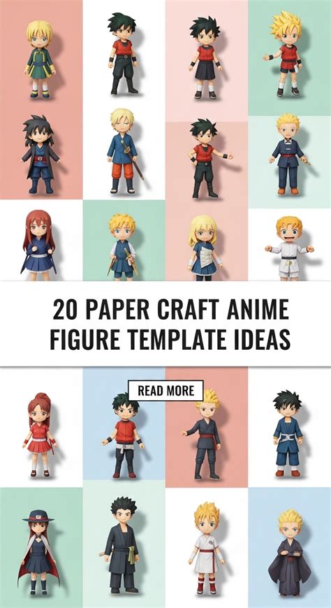 Exploring Different Anime Paper Craft Projects