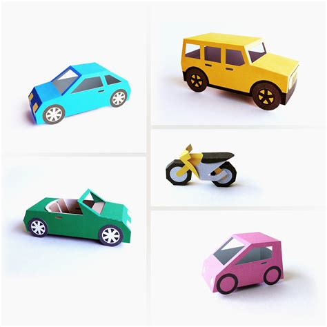 Exploring Different Paper Car Types