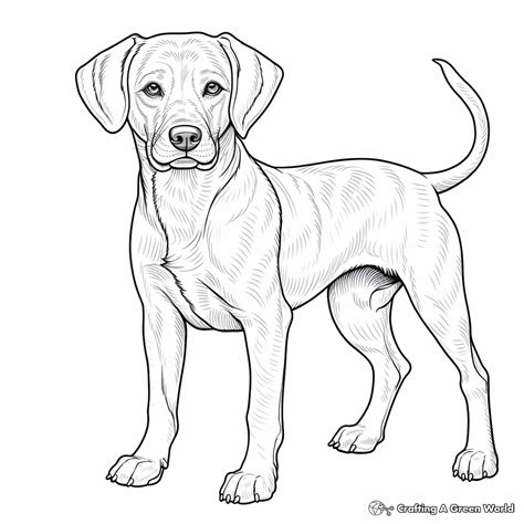 Exploring Different Styles of Black Lab Coloring Page Printables