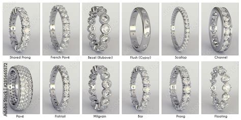 Exploring Eternity Ring Settings