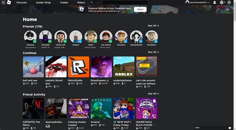 Exploring Key Features on Your Roblox Home Page