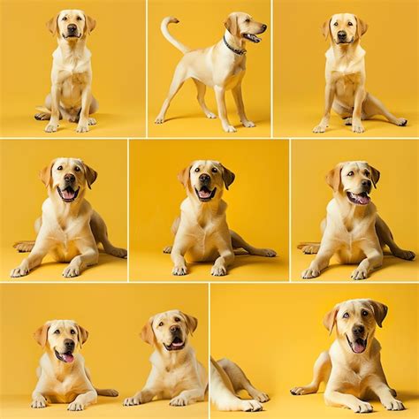 Exploring Labrador Poses and Scenarios