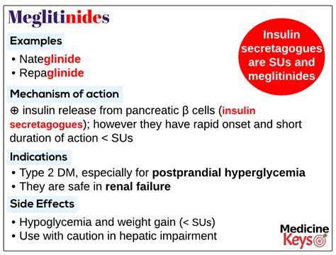 Exploring Meglitinides and Miglitol