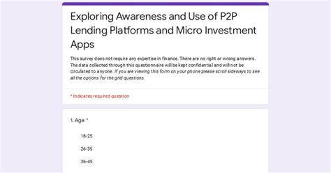 Exploring Micro-Lending Apps
