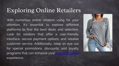 Exploring Online Retailers