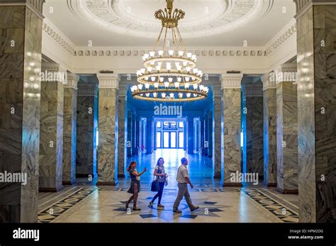 Exploring Palace of Culture inside