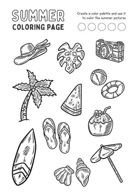 Exploring Popular Summer Coloring Themes