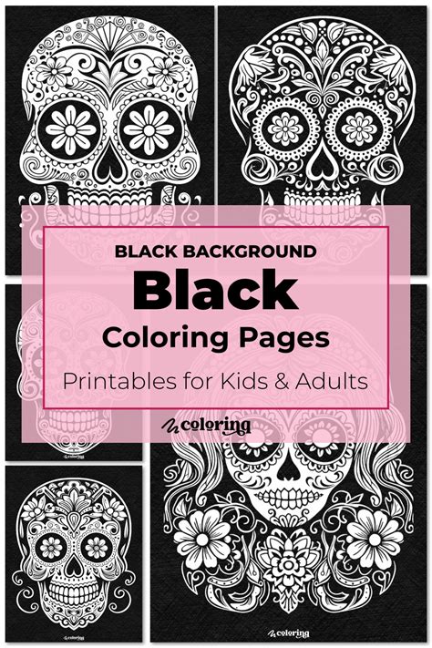 Exploring Popular Themes in Black Coloring Pages