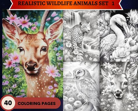 Exploring Realistic Wildlife Coloring Pages