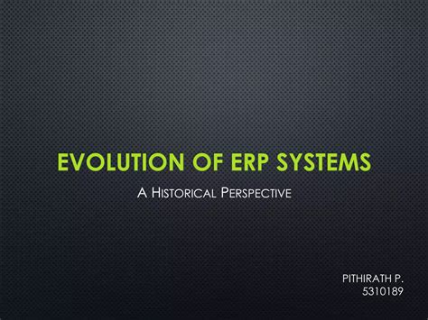 Exploring the Evolution of Modern ERP Systems
