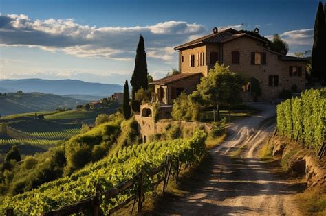 Exploring vineyards in Chianti