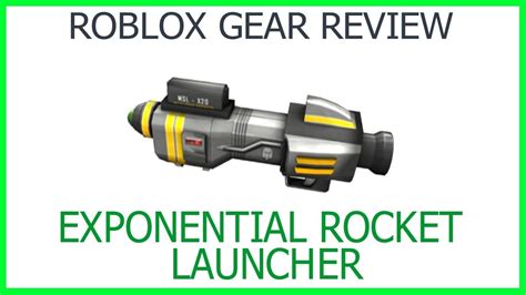 Exponential Rocket Launcher - Roblox